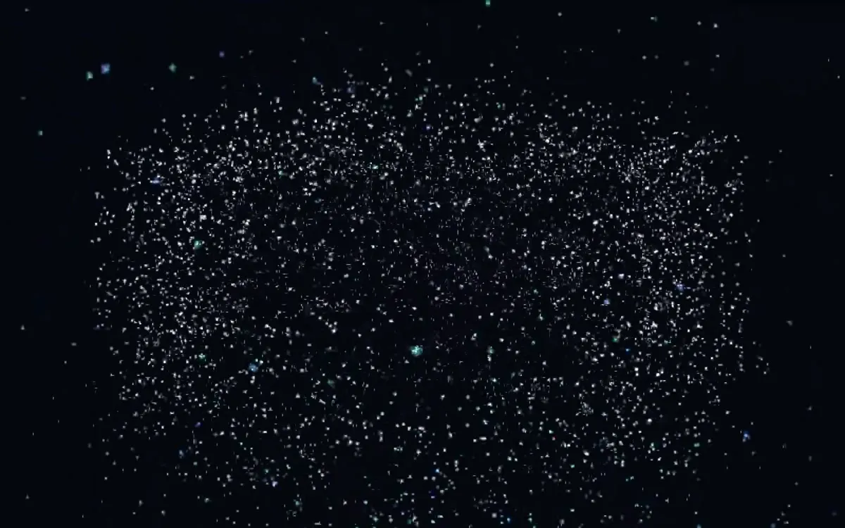 Point cloud, dispersed