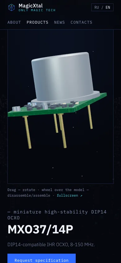 Magic Xtal — mobile